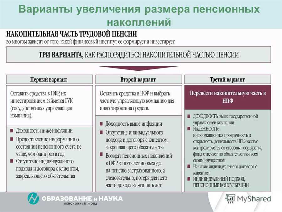 Особенности системы государственных пенсионных программ